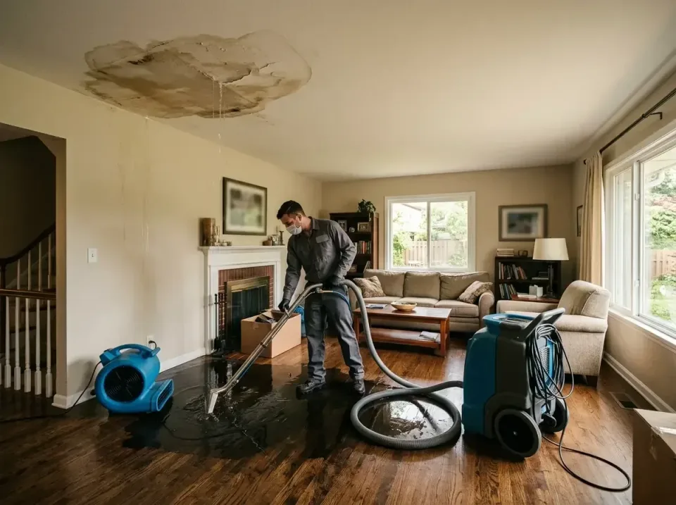 attic-pipe-burst-ceiling-drip-008 — frequently asked questions, Water Damage Restoration & Carpet Care in Portland, TN